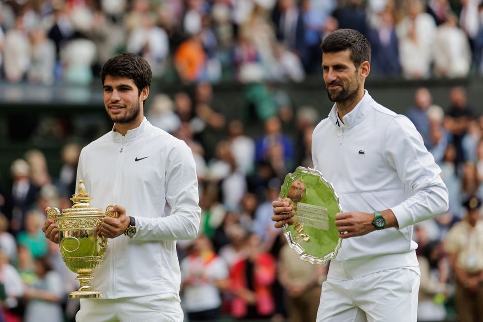 Djokovic celebra vitória contra Alcaraz: 'Um dos melhores jogos do ano' -  Tenis News