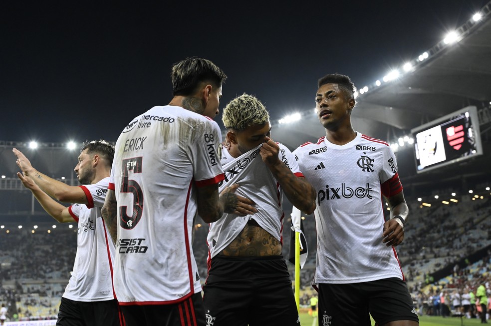 Gabigol - Vasco x Flamengo — Foto: André Durão