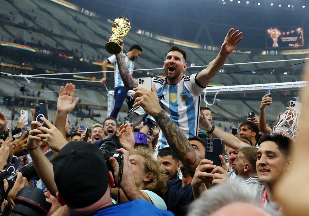 Messi diz que título de campeão mundial de futebol chegou na altura certa