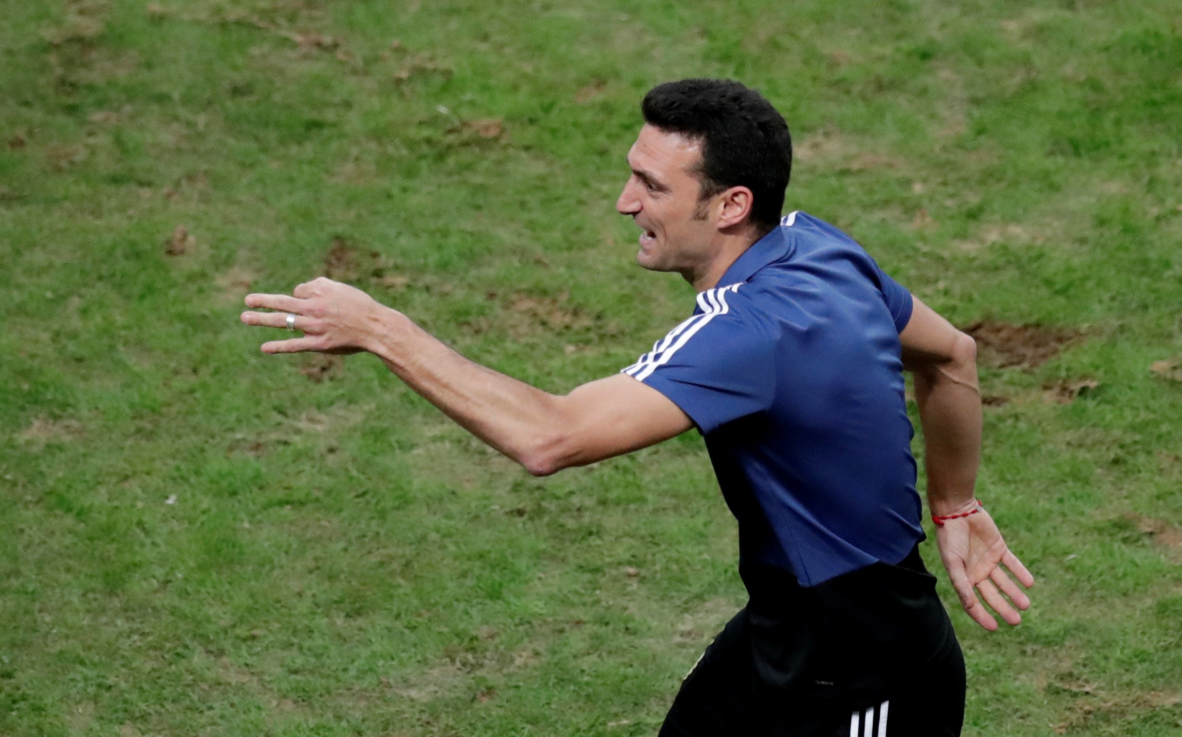 Scaloni fica satisfeito com 