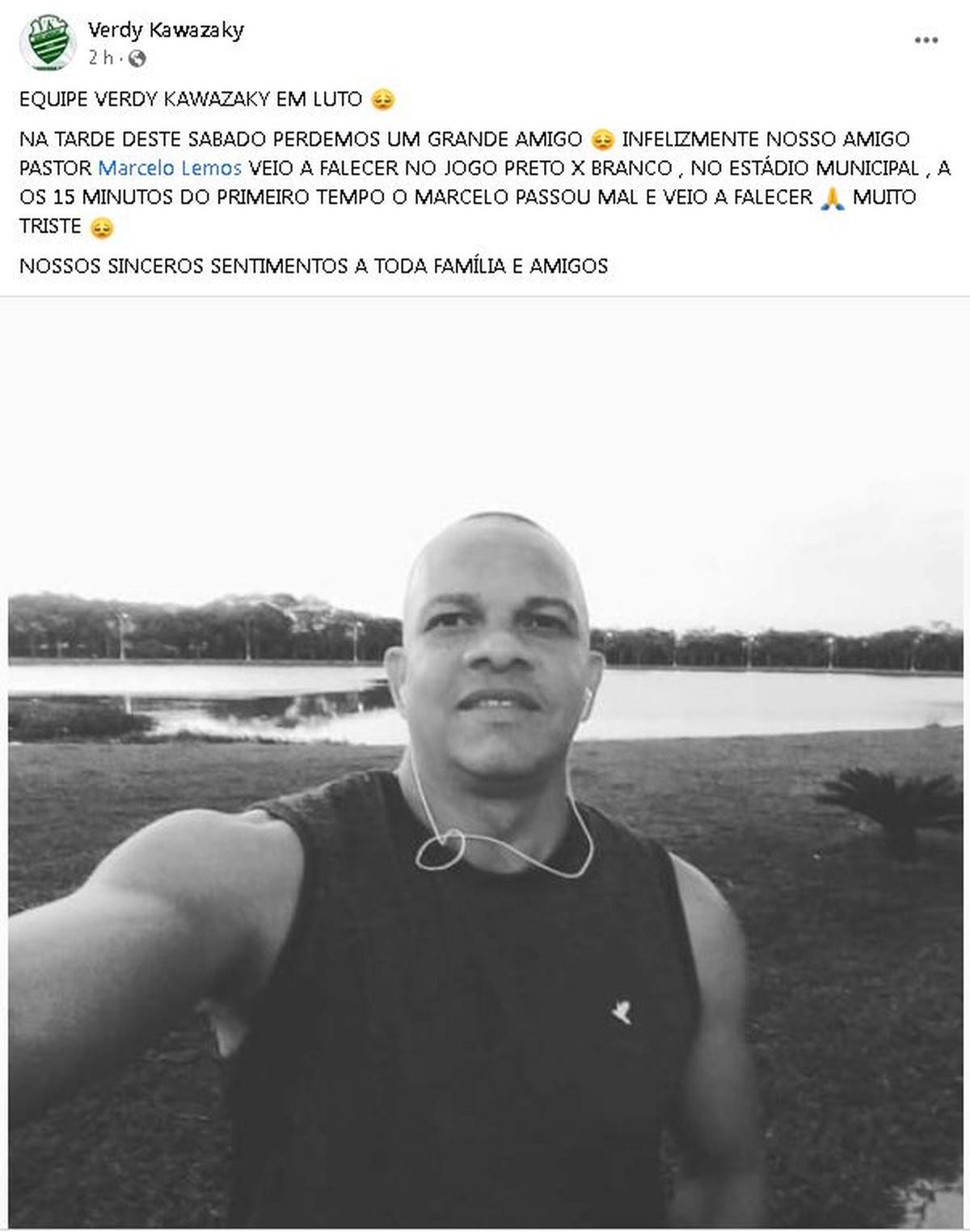 Família de Marcelo Lemos confirma morte por infarto; velório e enterro