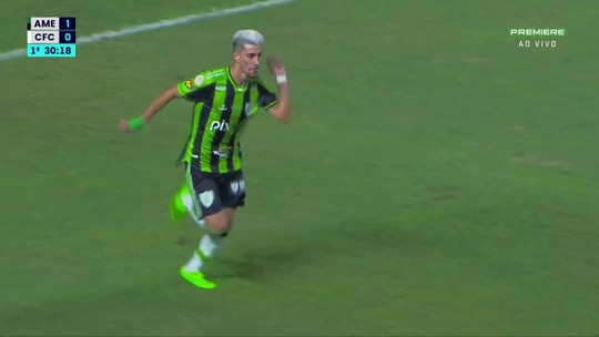 Veja gols de Pedrinho, novo reforço do São Paulo, pelo América-MG