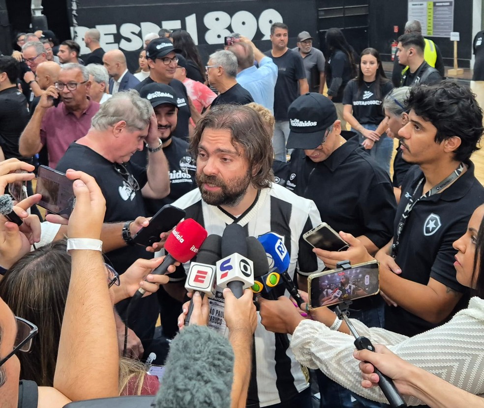 João Paulo Magalhães Lins foi eleito presidente do Botafogo no fim de 2024 — Foto: Ronald Lincoln