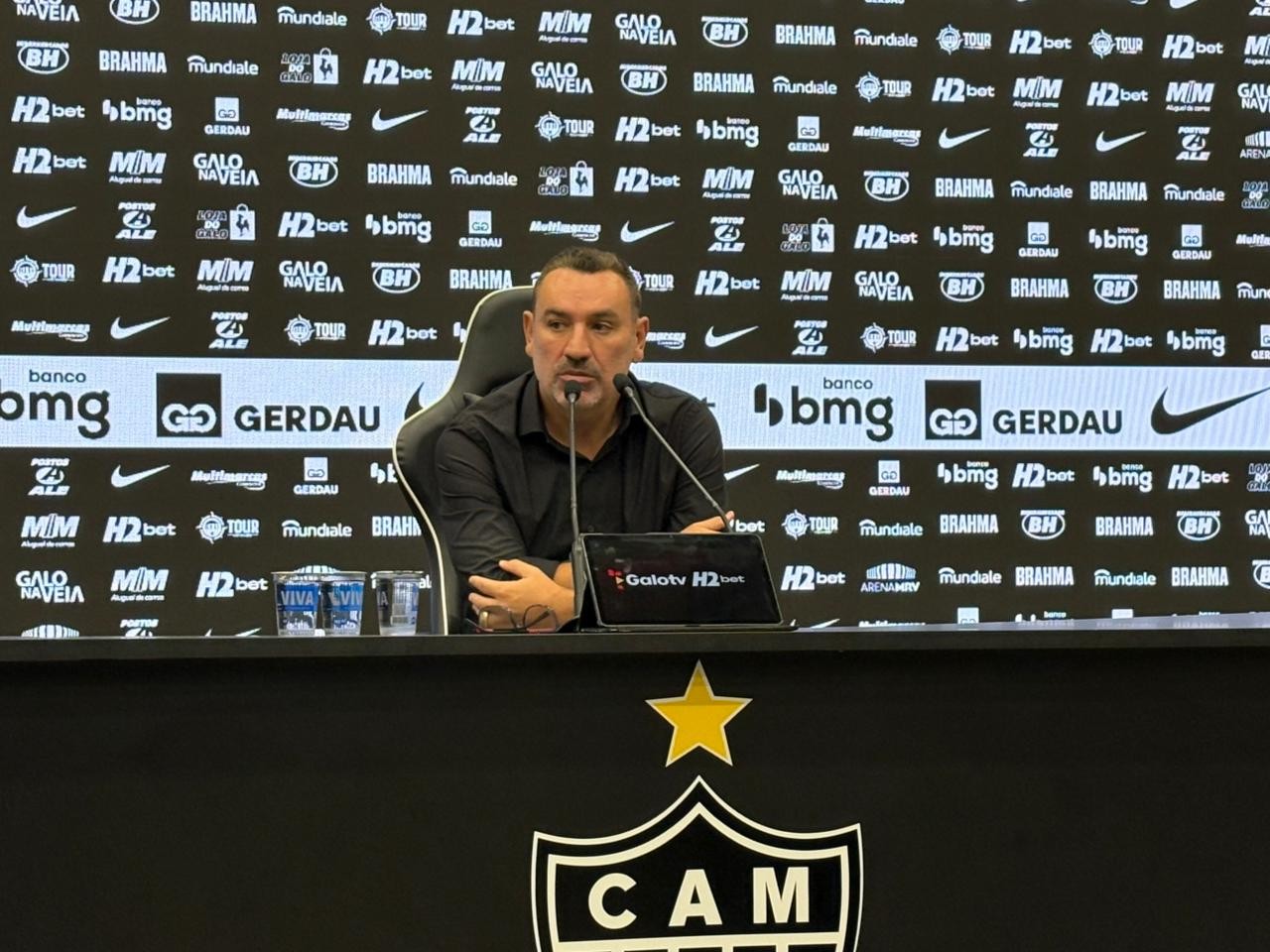 Guilherme promete viver Atlético-MG 24h por dia e se arrepende de ato pelo Cruzeiro: "Errei feio"