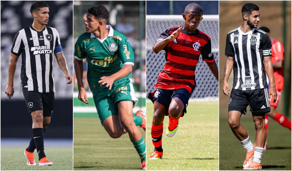 Gabriel Peixoto, Ícaro, Miguel e David Kauã foram negociados pelo Resende — Foto: Divulgação