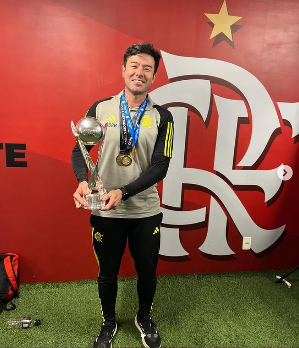 Fernando Sassaki novo chefe do DM do Flamengo — Foto: Reprodução