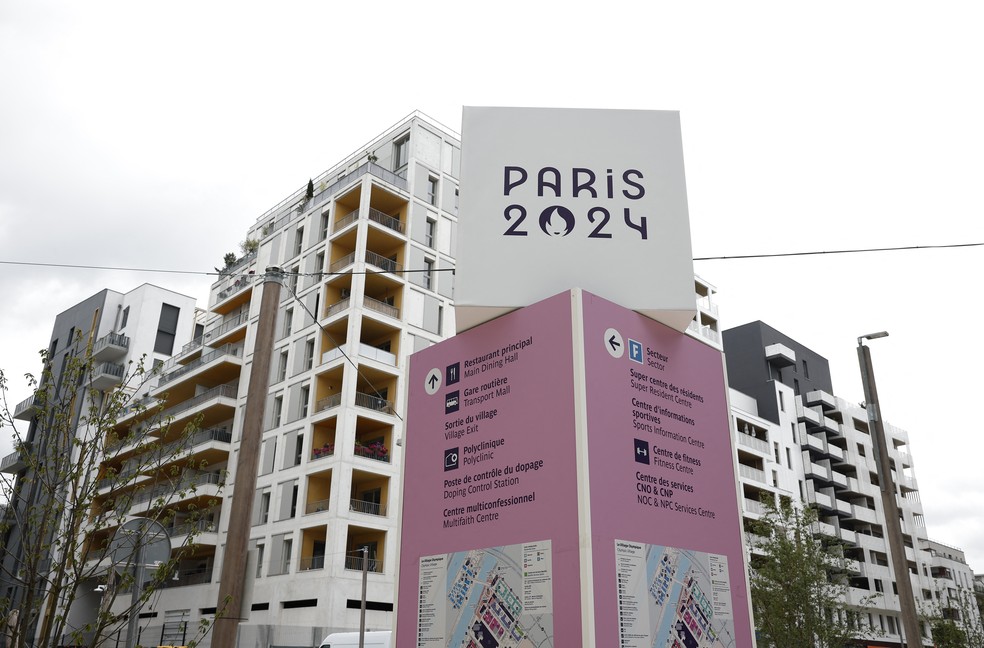 Vila Olímpica de Paris — Foto: REUTERS/Benoit Tessier