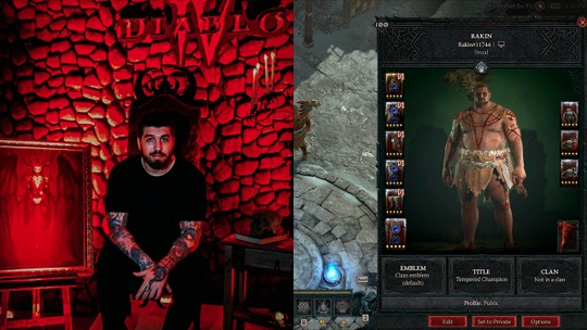 Diablo IV: Rakin é primeiro brasileiro a pegar nível 100 no hardcore