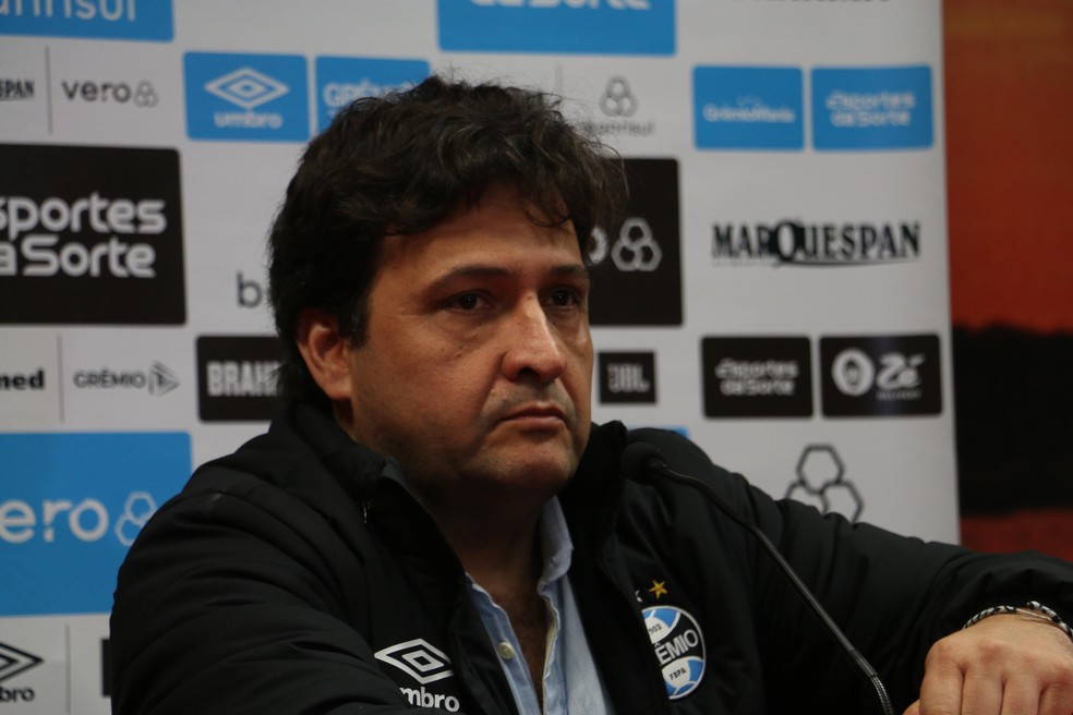 Alberto Guerra, presidente do Grêmio — Foto: João Victor Teixeira