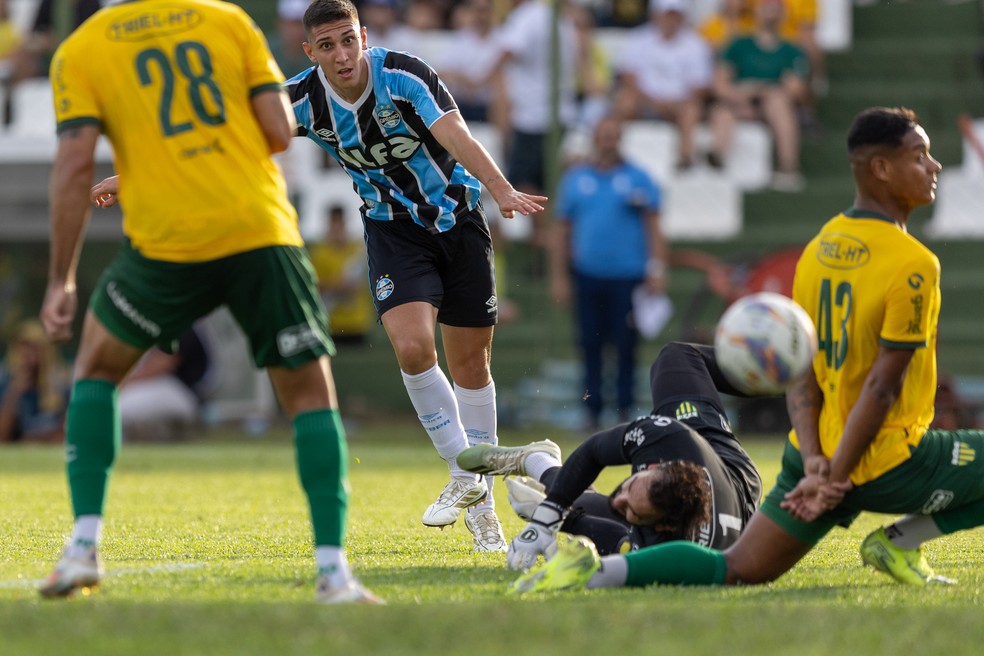 Monsalve Ypiranga x Grêmio — Foto: Liamara Polli/AGIF