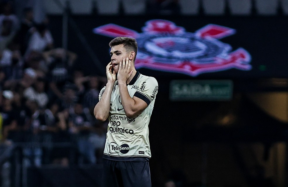 Gabriel Moscardo em Corinthians x Inter — Foto: Fabio Giannelli/AGIF