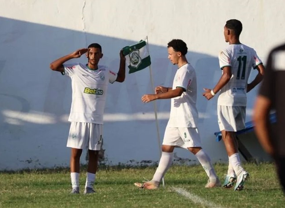 Time Sub-17 do Nacional de Patos em partida do Campeonato Paraibano 2023 � Foto: Divulga��o/Nacional de Patos