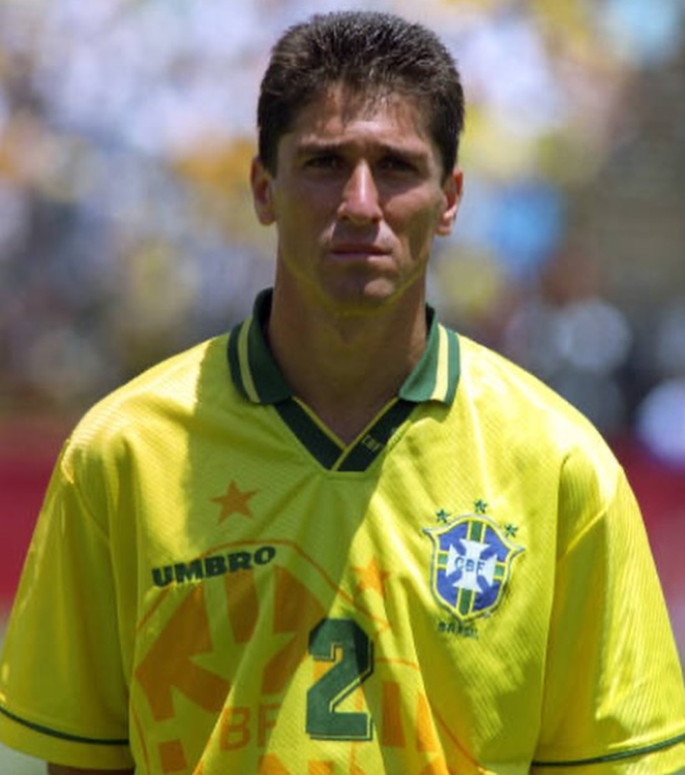 Jorginho foi o lateral-direito da seleção brasileira no Tetra da Copa do Mundo em 94 — Foto: Reprodução/Instagram