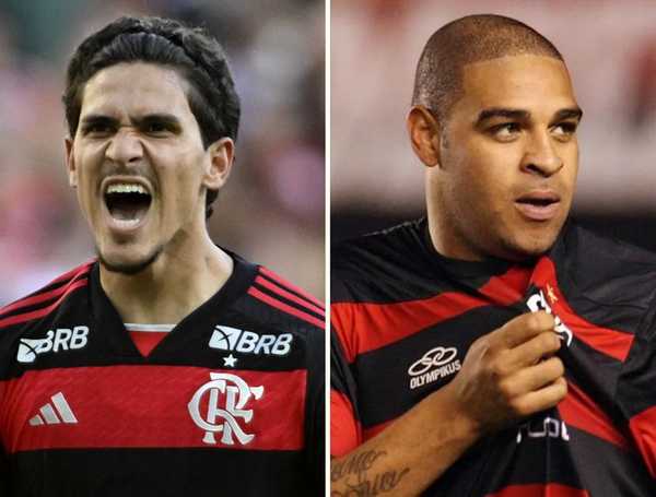 Inspirado por Adriano Imperador no Flamengo, Pedro relembra lances marcantes na memória.