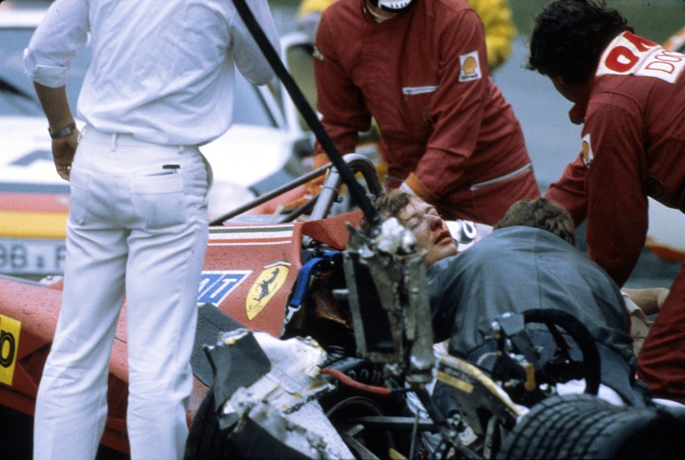 Didier Pironi teve carreira na Fórmula 1 encerrada após brutal acidente em  Hockenheim | Ge