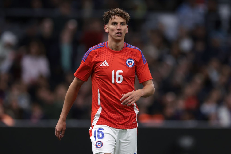 Camisa do Chile — Foto: Getty Images