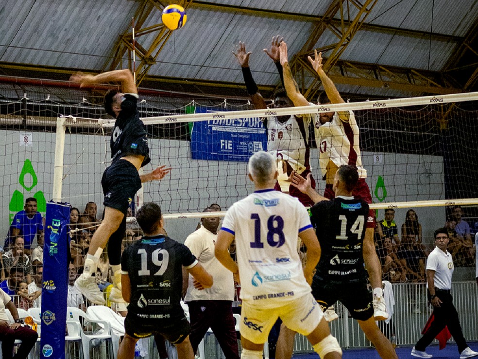 Sesc Vôlei MS | Ginásio do Colégio Oswaldo Tognini — Foto: Divulgação