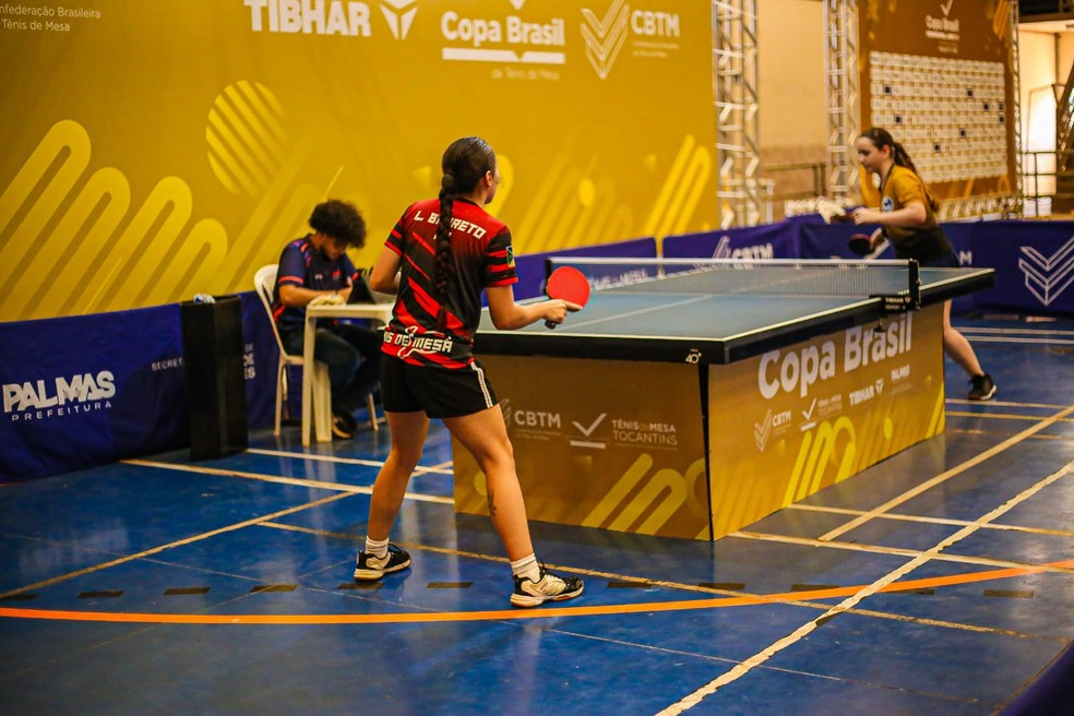 Luiza Barreto durante a competição