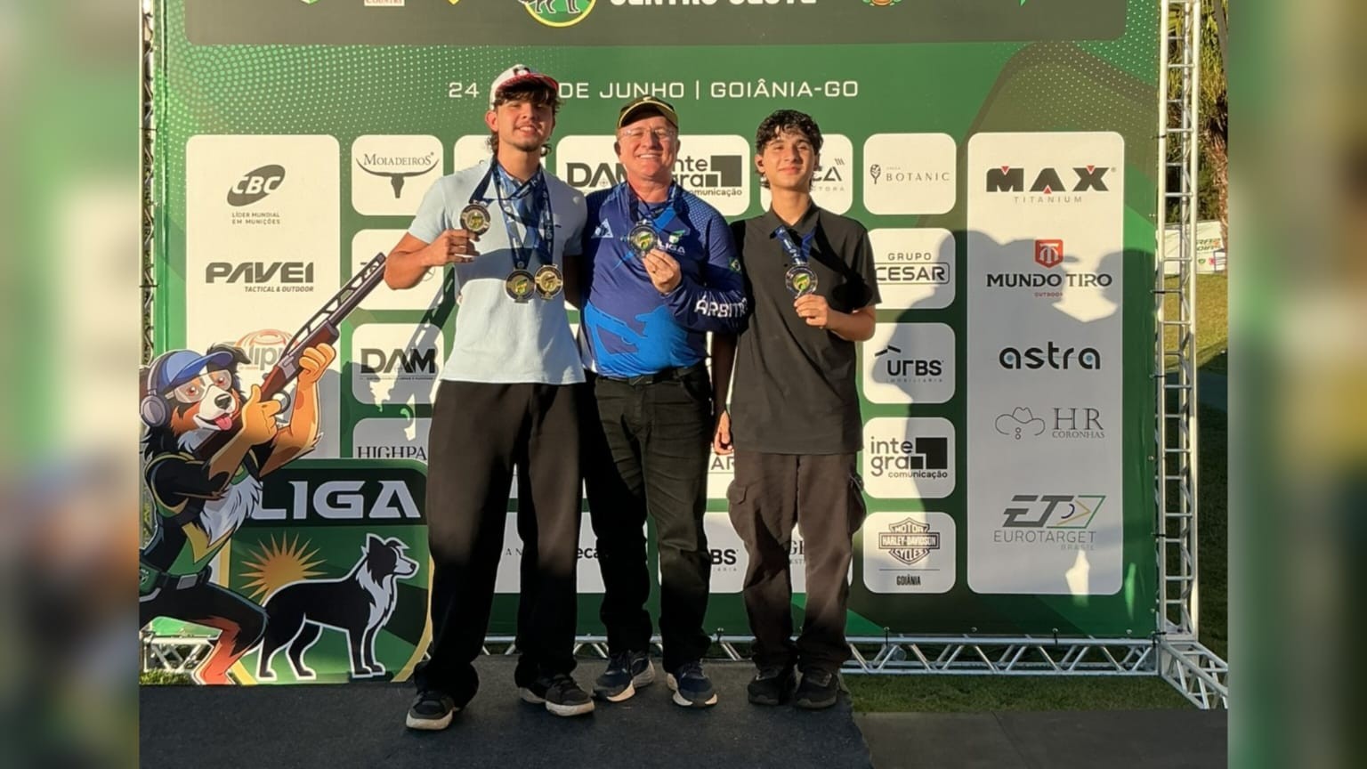 Mira afiada! Atletas de Santarém dão show e conquistam quatro medalhas em torneio internacional de tiro esportivo