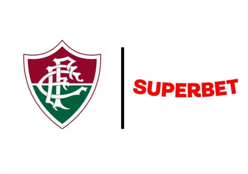 Fluminense e Superbet — Foto: Reprodução