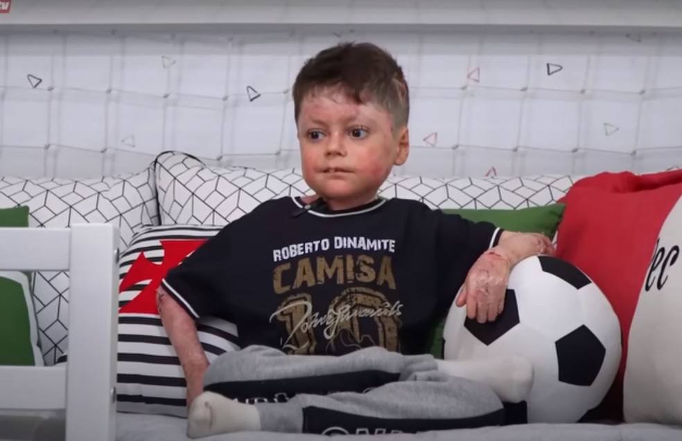 Gui é torcedor do Vasco e concorre ao prêmio de Torcedor — Foto: Reprodução