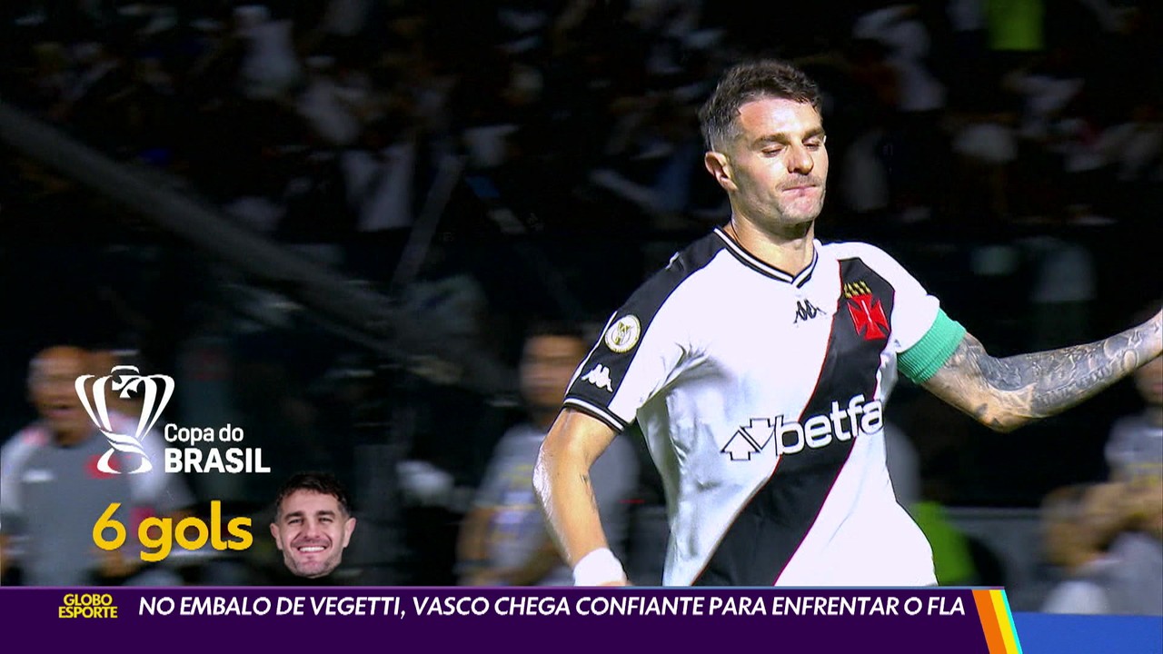 No embalocasas com bonusVegetti, Vasco chega confiante para enfrentar o Fla