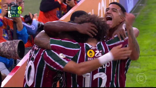 Veja os melhores momentosbwinbwin em baixobaixoFluminense 1 x 0 Palmeiras - Programa: Tempo Real 