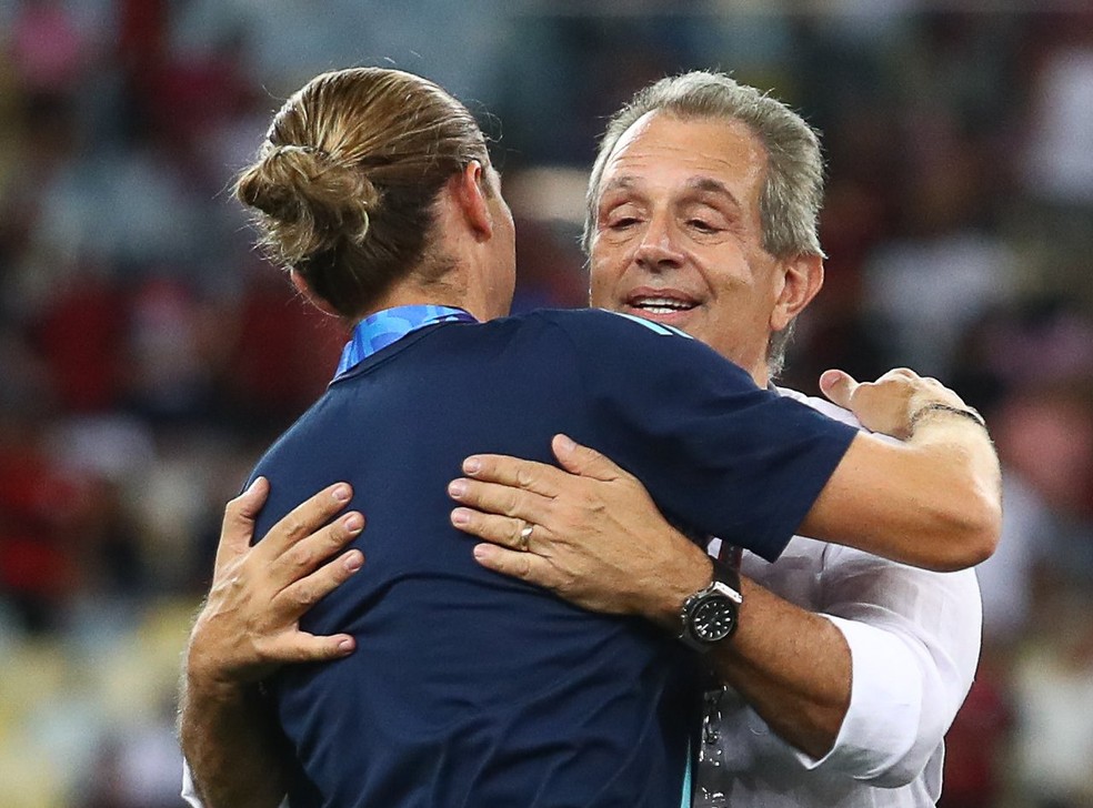 Filipe Lu�s Bap Flamengo � Foto: Gilvan de Souza/Flamengo