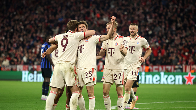 Thomas Müller diminui para o Bayern de Munique em cima da Inter de Milão
