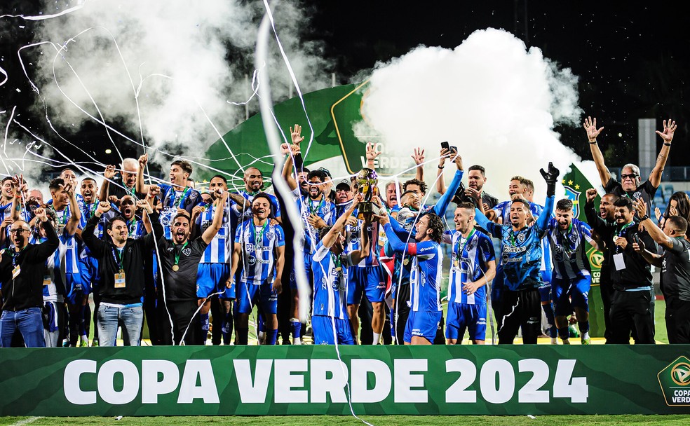 Paysandu, campeão da Copa Verde 2024, tem vaga direta nas oitavas — Foto: Staff Images/CBF