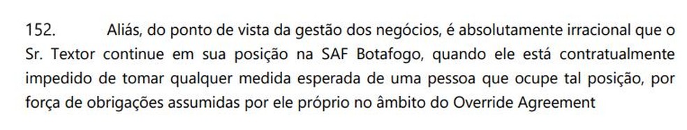 John Textor em decisão judicial sobre o Botafogo