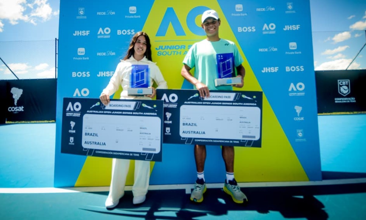 Livas Damázio é campeão do Australian Open Junior Series e garante vaga no Grand Slam