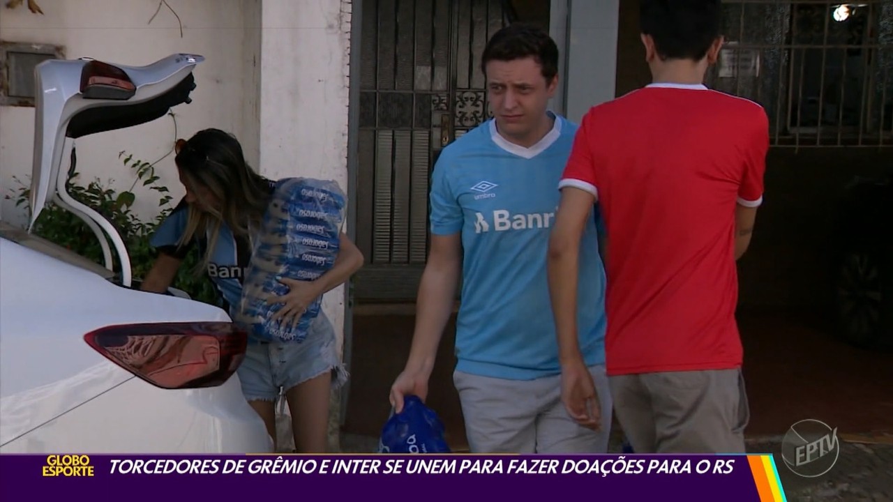 Torcedores do Grêmio e Internacional se unemup sports betCampinas para realizar doações para RS