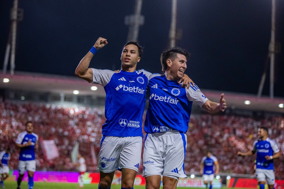 Villalba Kaio Jorge gol Cruzeiro CRB — Foto: Itawi Albuquerque/AGIF