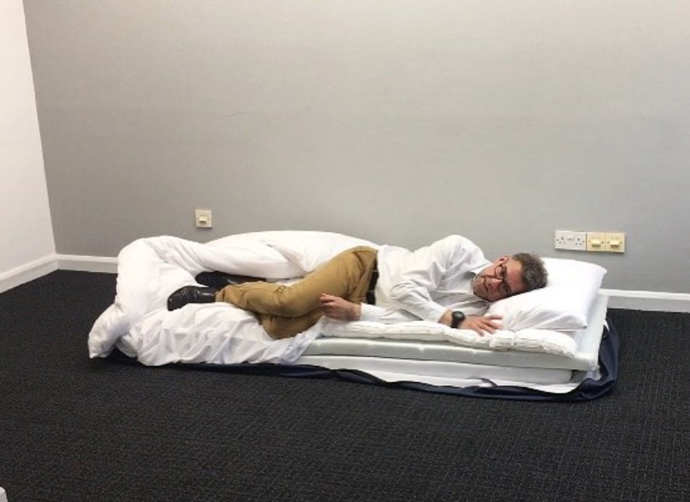 Nick Littlehales em consultoria de sono