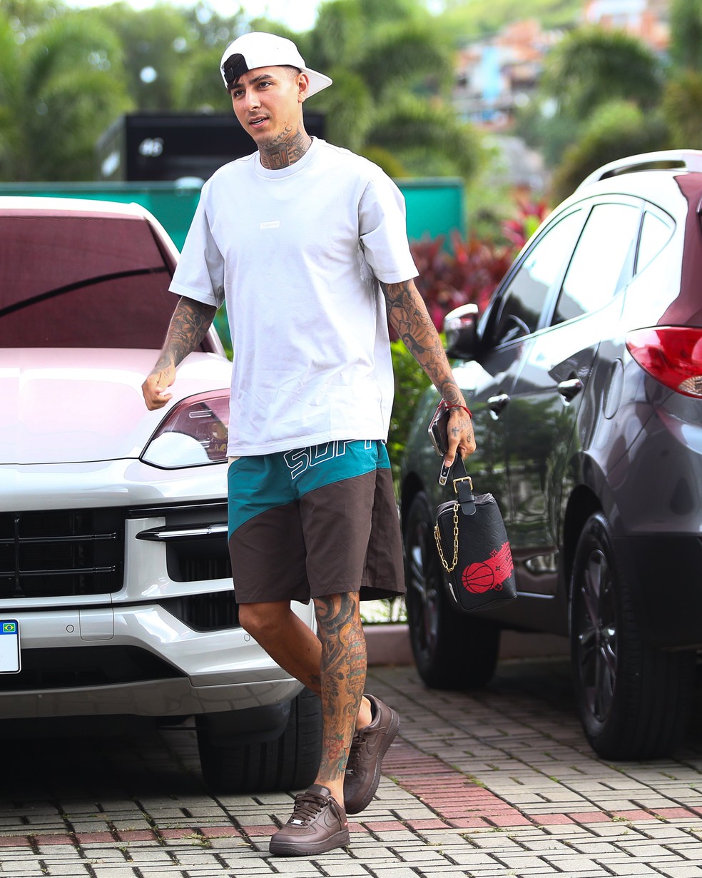 Pulgar em sua reapresenta��o no Flamengo � Foto: Divulga��o / Flamengo