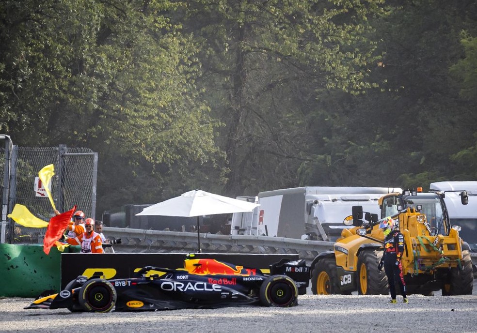 GP da Itália: Sainz lidera treino 2 com escapada de Pérez, fórmula 1