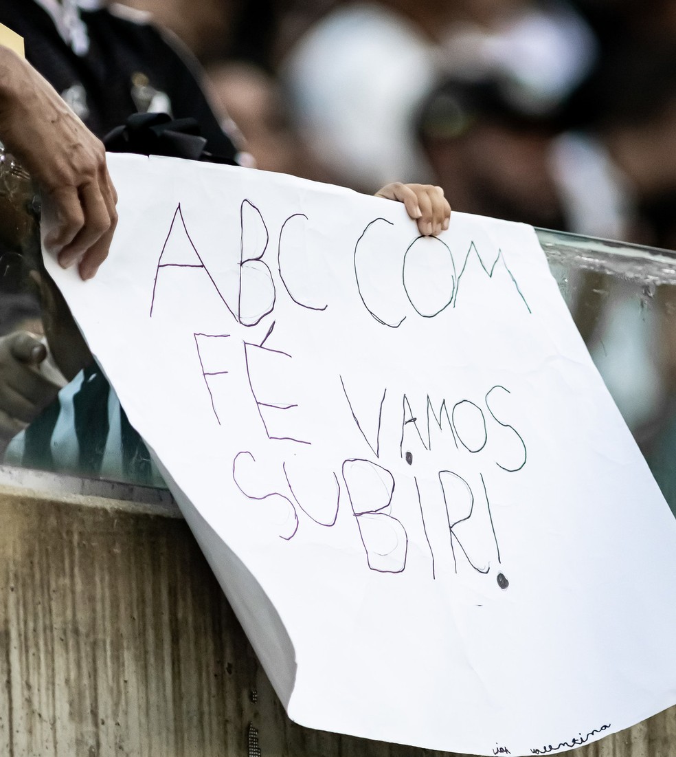 Torcida do ABC vai lotar a Arena das Dunas — Foto: Guilherme Drovas/ABC