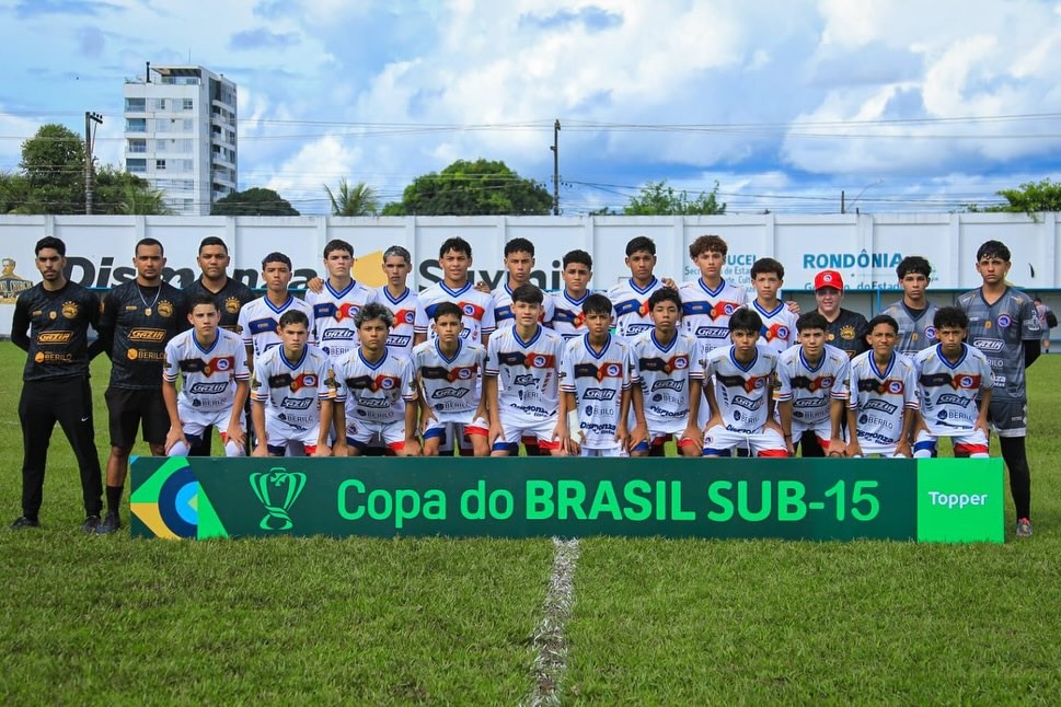 Porto Velho vira sobre o Santa Cruz e estreia com vitória na Copa do Brasil Sub-15
