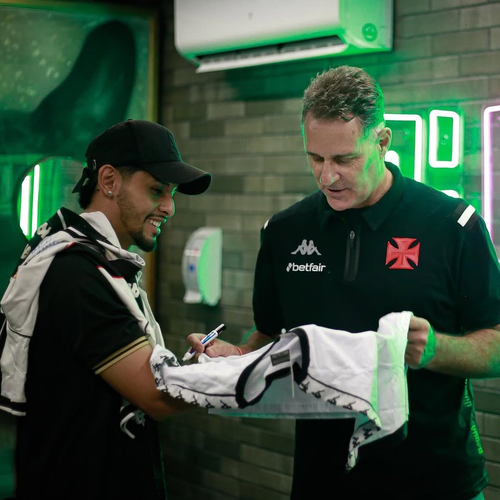 Germano foi fundamental nas conquistas do Brasileiro de 97 e da Libertadores 98 pelo Vasco. — Foto: Matheus Lima/ Vasco da Gama