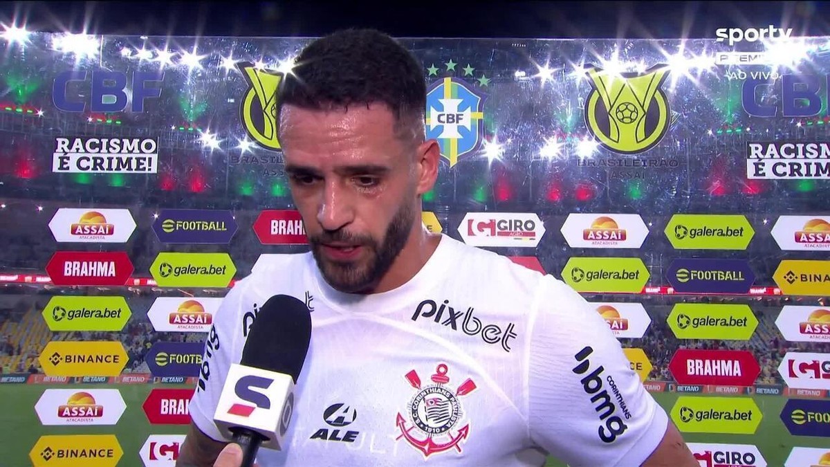 Renato Augusto critica excesso de chutões do Corinthians contra o Flu: 