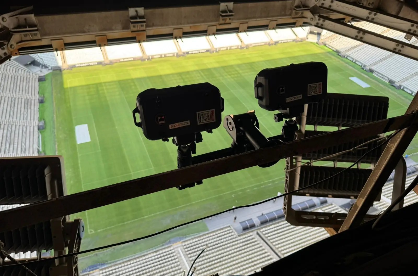 Impedimento semiautomático: estádio do Corinthians inicia instalação | Ge