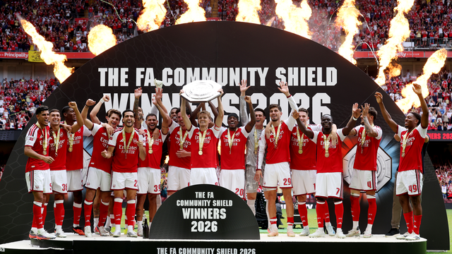 Arsenal conquista a Supercopa da Inglaterra diante do Manchester City