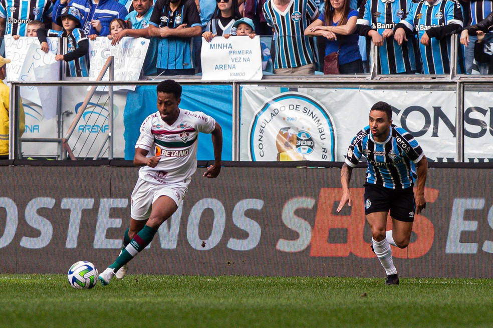 Keno, Fábio, Grêmio x Fluminense — Foto: Marcelo Gonçalves/Fluminense