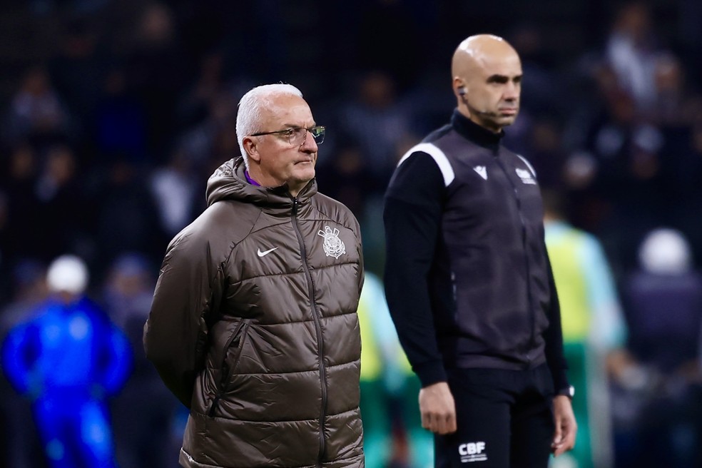 Dorival Júnior em Corinthians x Palmeiras — Foto: Marcello Zambrana/AGIF