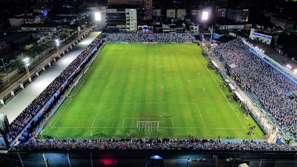 Paysandu tem mandado seus jogos na Curuzu — Foto: Jorge Luís Totti/Paysandu