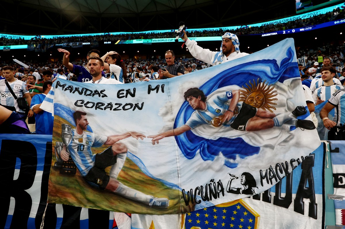 Copa 2022: Capela Sistina da Argentina tem reunião de Messi e Maradona