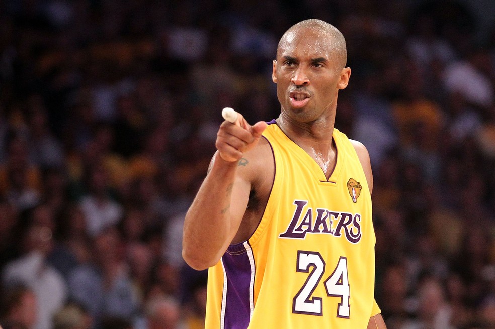 Kobe Bryant no Los Angeles Lakers — Foto: Ronald Martinez/Getty Images