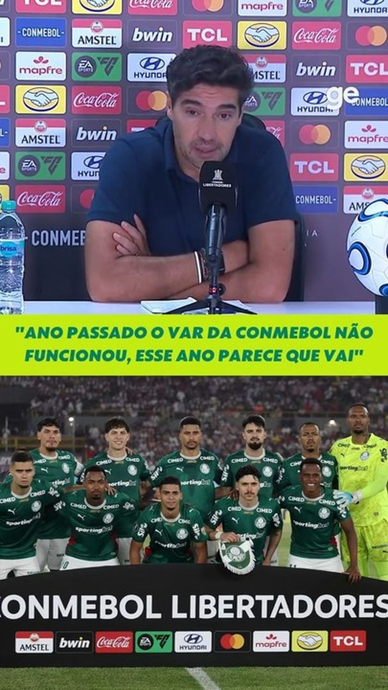 Conmebol instaura disciplina contra Abel Ferreira após declarações sobre o VAR