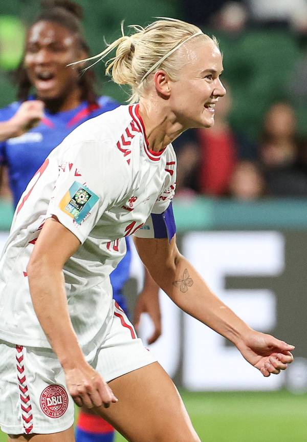 Copa Feminina: Dinamarca vence o Haiti e volta ao mata-mata após 28 anos | copa do mundo feminina